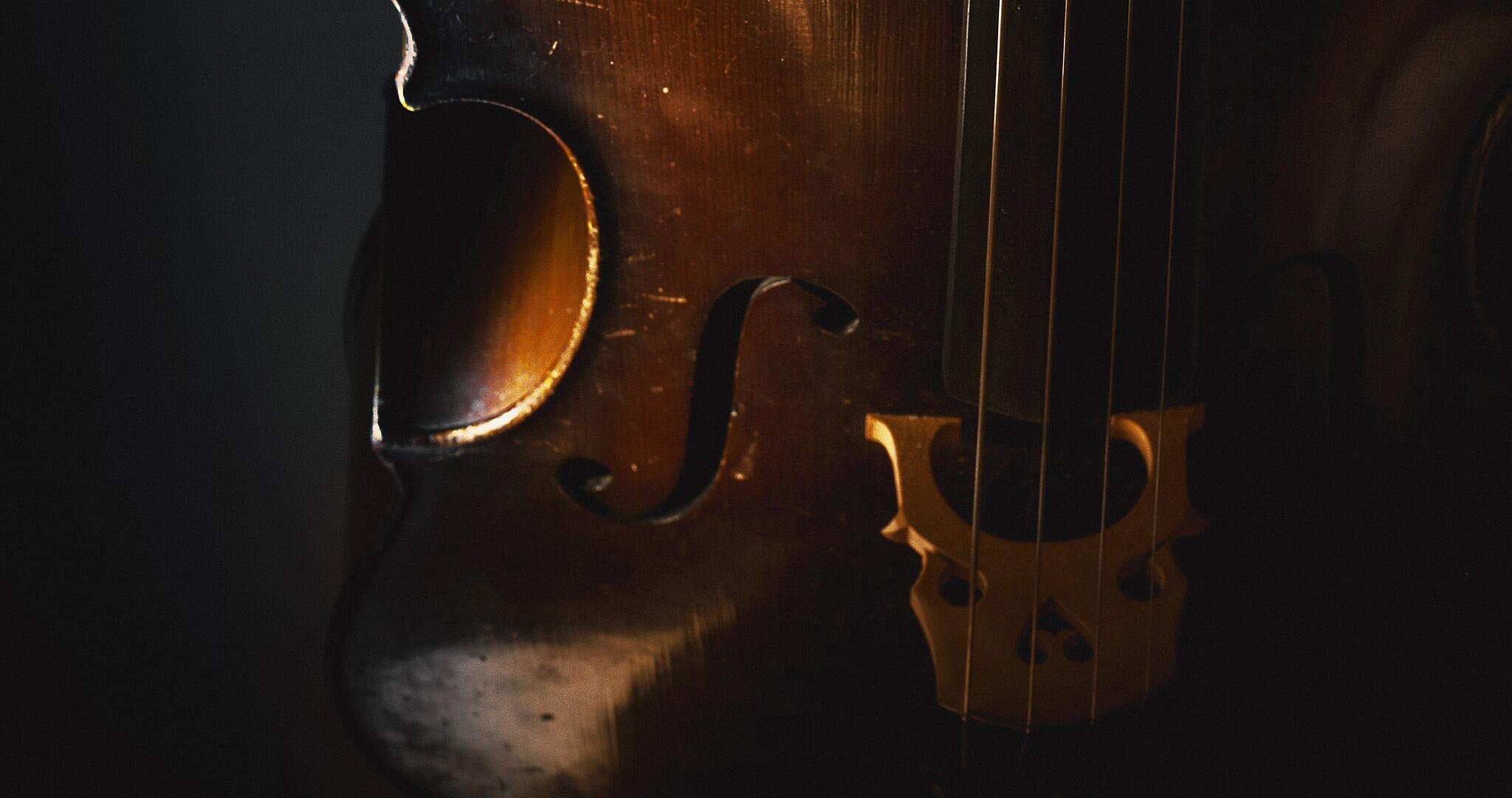 Wooden viola to illustrate the Clare Fiddle Style of playing